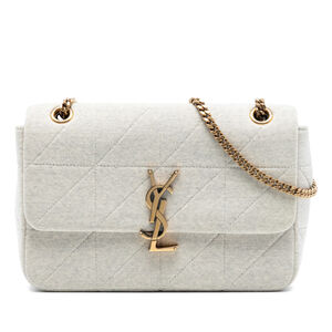 Pre-Loved Saint Laurent Medium Jersey Wool Patchwork Jamie Crossbody